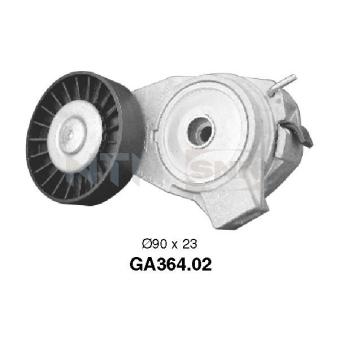 Poulie-tendeur, courroie trapézoïdale à nervures SNR GA364.02