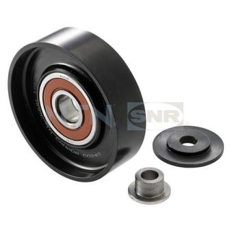 Poulie renvoi/transmission, courroie trapézoïdale à nervures SNR [GA369.16]