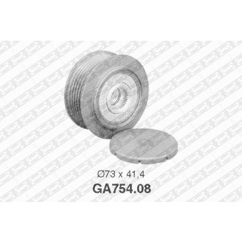 Poulie roue libre, alternateur SNR OEM 8658644