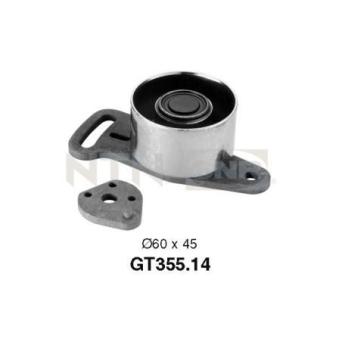 Poulie-tendeur, courroie crantée SNR GT355.14 pour RENAULT R21 2.1 D - 67cv
