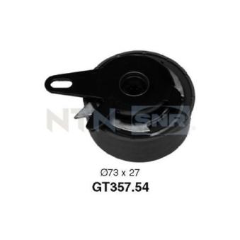 Poulie-tendeur, courroie crantée SNR GT357.54 pour VOLVO V90 2.5 Syncro - 110cv