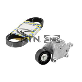 Jeu de courroies trapézoïdales à nervures SNR KA852.10 pour FORD C-MAX 1.6 TDCi - 95cv