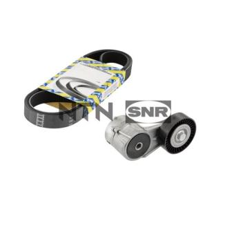 Jeu de courroies trapézoïdales à nervures SNR KA853.07 pour OPEL COMBO 1.6 16V - 94cv
