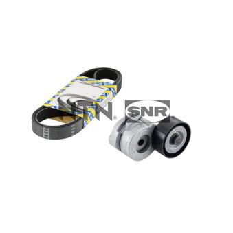 Jeu de courroies trapézoïdales à nervures SNR KA853.11 pour OPEL COMBO 1.3 CDTI 16V - 75cv