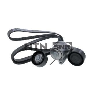 Jeu de courroies trapézoïdales à nervures SNR KA853.15 pour DACIA LOGAN 1.6 CDTi - 110cv