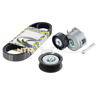 Jeu de courroies trapézoïdales à nervures SNR KA853.25 pour SKODA OCTAVIA 1.9 CDTI - 150cv