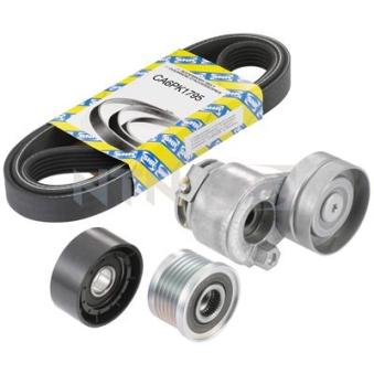 Jeu de courroies trapézoïdales à nervures SNR KA855.14 pour KIA PRO CEED 1.9 DCI 80 - 82cv