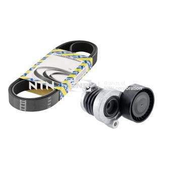 Jeu de courroies trapézoïdales à nervures SNR KA855.39 pour SUBARU LEGACY 1.5 dCi - 110cv