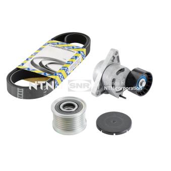 Jeu de courroies trapézoïdales à nervures SNR OEM 8200354507