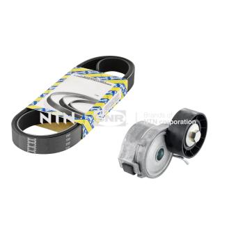 Jeu de courroies trapézoïdales à nervures SNR KA855.62 pour CITROEN C5 2.2 HDI - 170cv