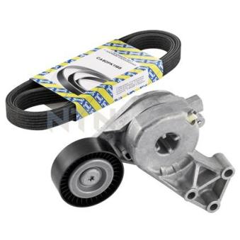 Jeu de courroies trapézoïdales à nervures SNR KA857.05 pour AUDI A3 1.8 T quattro - 150cv