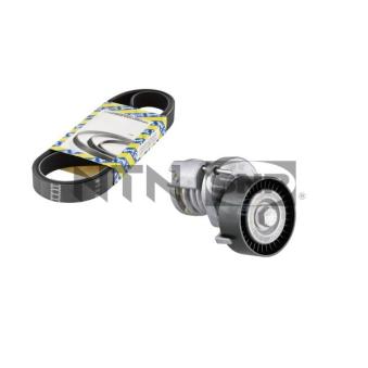Jeu de courroies trapézoïdales à nervures SNR KA857.11 pour VOLKSWAGEN CADDY 1.9 D - 64cv