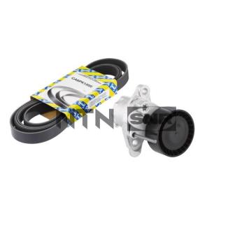 Jeu de courroies trapézoïdales à nervures SNR KA857.17 pour SKODA OCTAVIA 1.2 TSI - 110cv