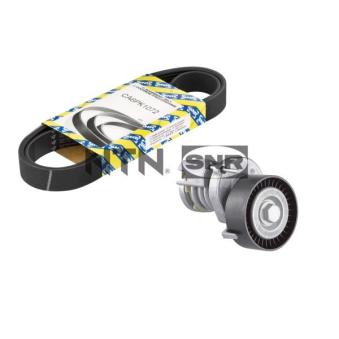 Jeu de courroies trapézoïdales à nervures SNR KA857.20 pour VOLKSWAGEN CADDY 1.9 D - 64cv