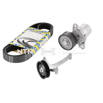 Jeu de courroies trapézoïdales à nervures SNR KA857.45 pour CITROEN C-ELYSEE S3 quattro - 310cv