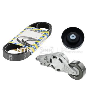 Jeu de courroies trapézoïdales à nervures SNR KA857.46 pour FORD TRANSIT 1.8 T - 163cv