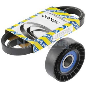 Jeu de courroies trapézoïdales à nervures SNR KA858.01 pour FIAT UNO 70 i 1.4 - 70cv