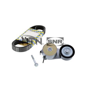 Jeu de courroies trapézoïdales à nervures SNR KA858.08 pour CHEVROLET SILVERADO 2500 1.4 - 69cv