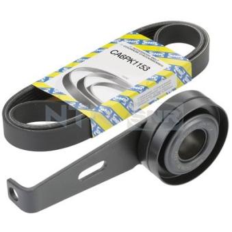 Jeu de courroies trapézoïdales à nervures SNR KA859.00 pour PEUGEOT 405 1.9 TD - 93cv