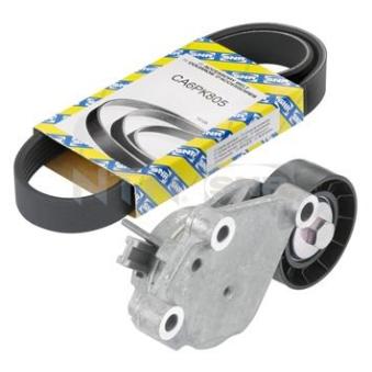 Jeu de courroies trapézoïdales à nervures SNR KA859.21 pour FORD FOCUS 1.6 TDCi - 109cv