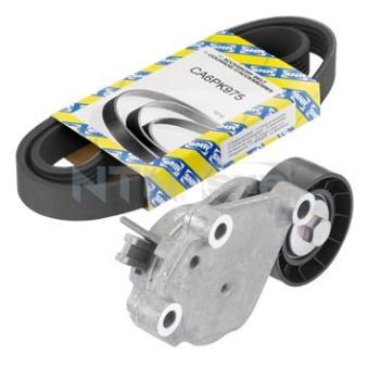 Jeu de courroies trapézoïdales à nervures SNR KA859.22 pour CITROEN C2 1.4 HDi - 68cv