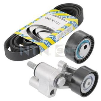 Jeu de courroies trapézoïdales à nervures SNR KA859.24 pour PEUGEOT PARTNER 1.9 D - 69ch