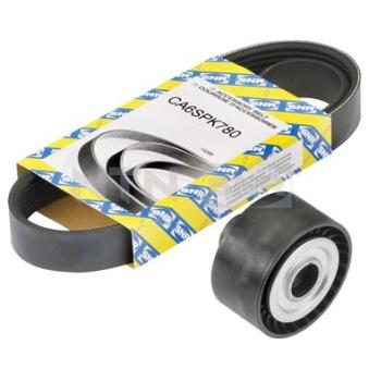 Jeu de courroies trapézoïdales à nervures SNR KA859.32 pour CITROEN C2 1.4 HDi - 68cv