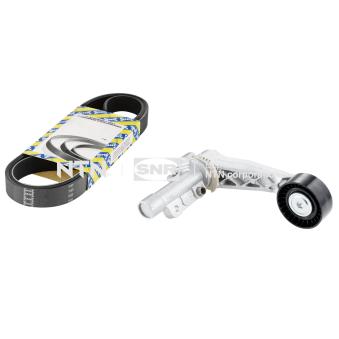 Jeu de courroies trapézoïdales à nervures SNR KA862.00 pour AUDI CABRIOLET Cooper - 120cv