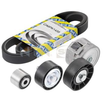 Jeu de courroies trapézoïdales à nervures SNR KA866.00 pour PEUGEOT PARTNER 1.9 D - 69ch