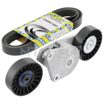 Jeu de courroies trapézoïdales à nervures SNR KA866.05 pour PEUGEOT 306 1.8 16V - 110cv