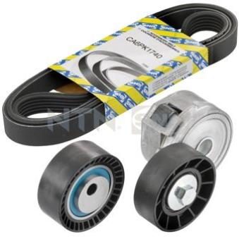 Jeu de courroies trapézoïdales à nervures SNR KA866.07 pour ALFA ROMEO 164 2.0 HDi - 110cv