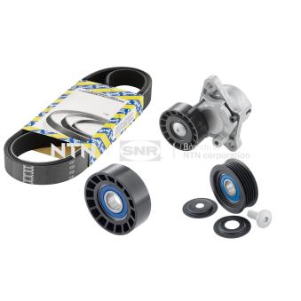 Jeu de courroies trapézoïdales à nervures SNR KA889.00 pour RENAULT CLIO 1.6 CRDi - 110cv