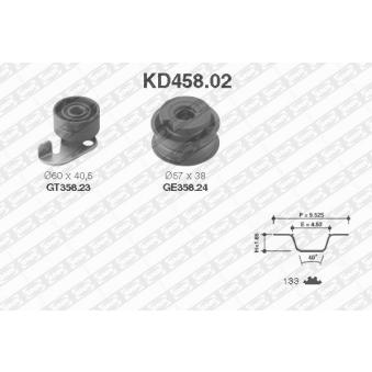 Kit de distribution SNR KD458.02