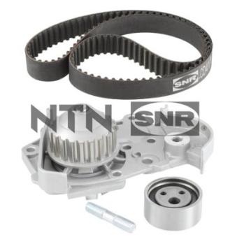 Pompe à eau + kit de courroie de distribution SNR KDP455.052 pour RENAULT MEGANE 1.6 e - 90cv