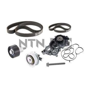 Pompe à eau + kit de courroie de distribution SNR KDP457.751 pour VOLKSWAGEN GOLF 1.6 - 110cv