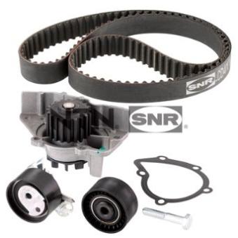 Pompe à eau + kit de courroie de distribution SNR KDP459.370 pour FIAT DOBLO 1.8 16V - 110cv