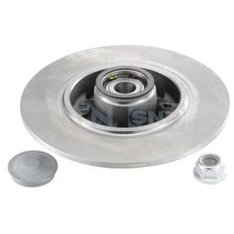 Jeu de 2 disques de frein arrière SNR KF155.103U pour TOYOTA COROLLA 1.5 DCI - 110cv