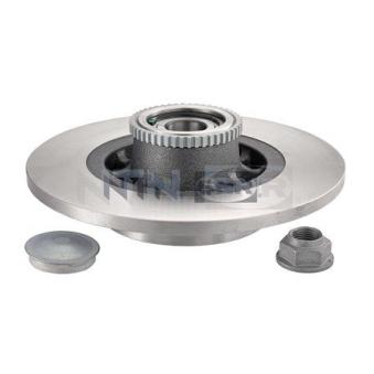 Jeu de 2 disques de frein arrière SNR KF155.125U pour OPEL VIVARO 1.6 CDTI - 116cv