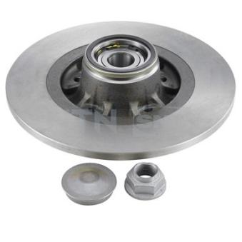 Jeu de 2 disques de frein arrière SNR KF155.94U pour RENAULT KANGOO 1.5 DCI 110 - 110cv