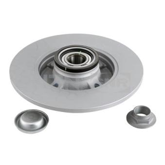 Jeu de 2 disques de frein arrière SNR KF159.57U pour CITROEN C5 1.2 THP 110 - 110cv