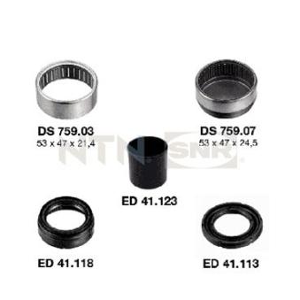 Suspension, corps de l'essieu SNR KS559.06 pour PEUGEOT 106 1,0 - 45cv