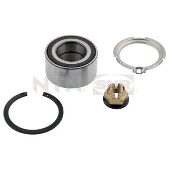 Kit de roulements de roue avant SNR R155.76 pour DACIA DOKKER 1.6 - 83cv