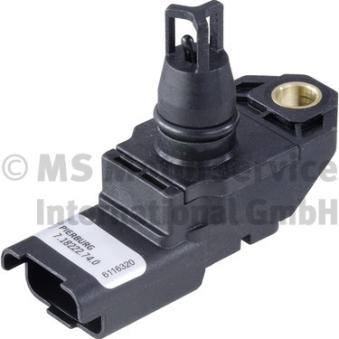 Capteur, pression du tuyau d'admission PIERBURG [7.18222.74.0]