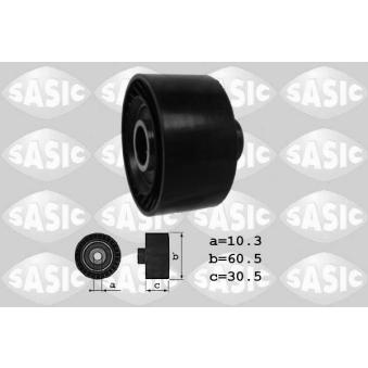 Poulie renvoi/transmission, courroie trapézoïdale à nervures SASIC OEM 1613838080 Poulie renvoi/transmission, courroie trapézoïdale à nervures SASIC OEM 1613838080