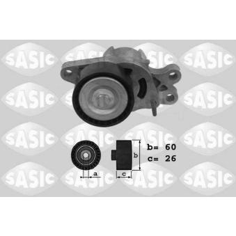 Tendeur de courroie, courroie trapézoïdale à nervures SASIC OEM 5751C8