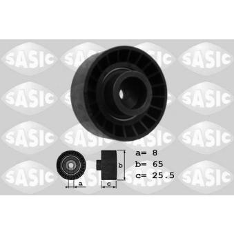 Poulie renvoi/transmission, courroie trapézoïdale à nervures SASIC OEM 9678770180