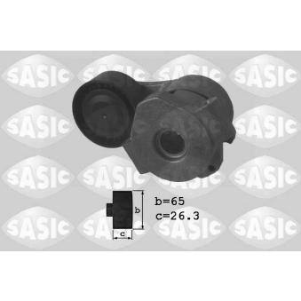 Tendeur de courroie, courroie trapézoïdale à nervures SASIC OEM 5751F2