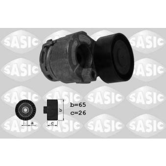 Tendeur de courroie, courroie trapézoïdale à nervures SASIC OEM 8200612619