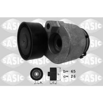 Tendeur de courroie, courroie trapézoïdale à nervures SASIC OEM 11955BN701