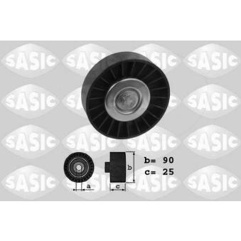 Poulie renvoi/transmission, courroie trapézoïdale à nervures SASIC OEM 60814917 Poulie renvoi/transmission, courroie trapézoïdale à nervures SASIC OEM 60814917